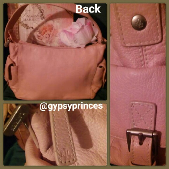 Rose Quartz Leather Ralph Lauren Baguette - Picture 2 of 3