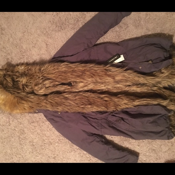 Members only fur coat