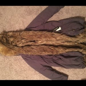 Members only fur coat