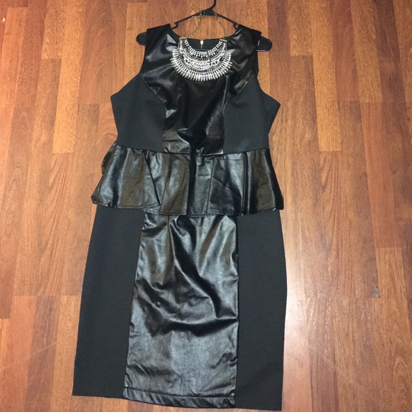 New without tags simply be Black peplum dress