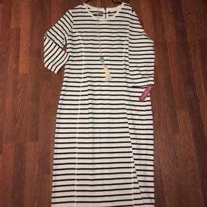 Brand-new with tags's striped pencil dress