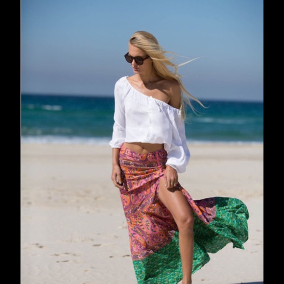 Anjuli crop top white size S from Arnhem clothing