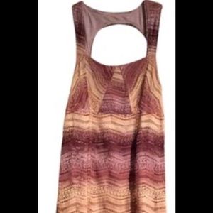 Free People crochet patterned dress