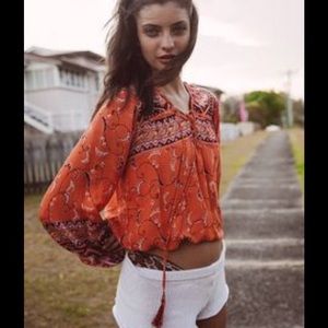 Arnhem clothing Bombay top orange