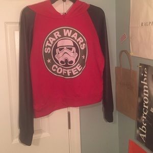 Leather star wars hoodie