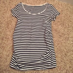 H&M fitted striped shirt