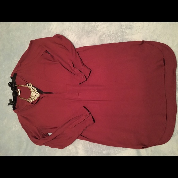 Long sleeve shirt dress
