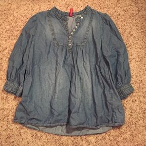 Divided Denim Top