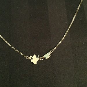 Charming Charlie Gold Dainty Teapot necklace