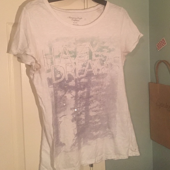American eagle sparkly top