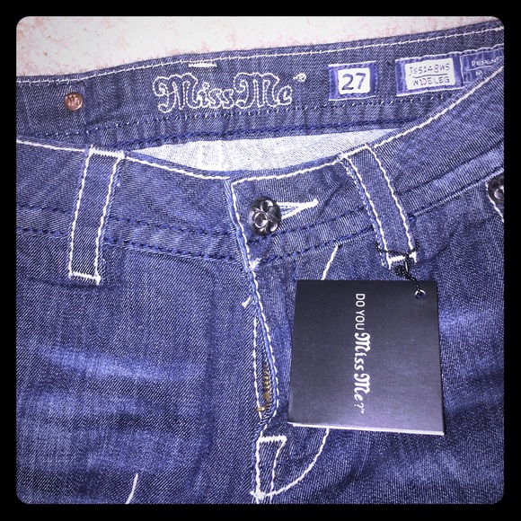 🧡 MISS ME wide leg jeans (size 27)