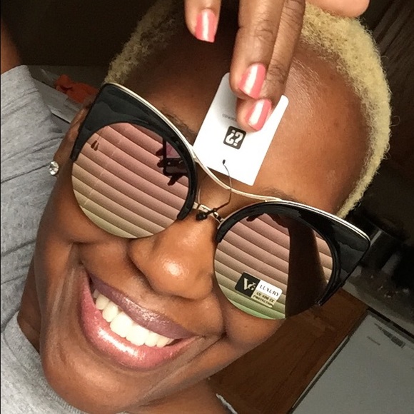 Mirrored Cat Eye Glasses