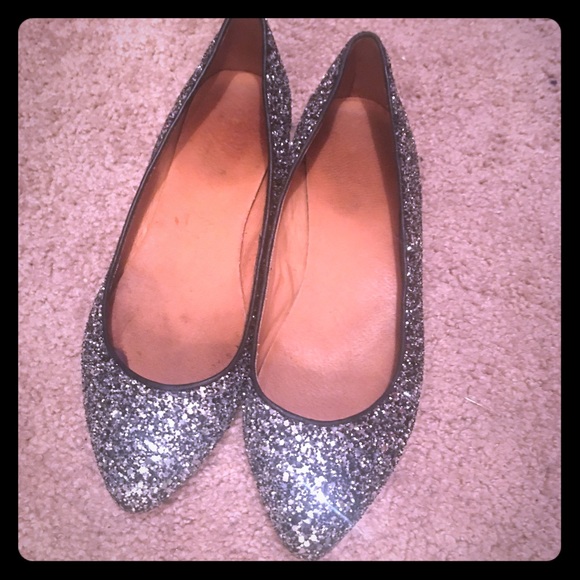 Sparkly flats size 8.5 - Picture 1 of 4