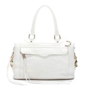 Rebecca Minkoff White M.A.B Mini Bombe Satchel