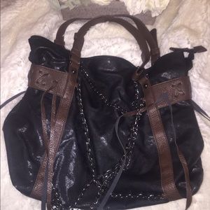 Black Bag with Chains