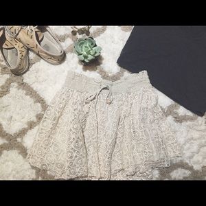 Boho lace skirt // Free People