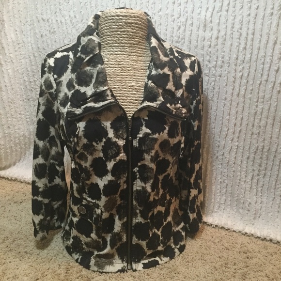 Christopher & Banks Zip Jacket