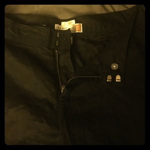 Old Navy Black Linen Capris Size 8