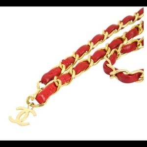 Chanel CC Signature Gold Chain Belt Chanel CC Signature Gold Chain Belt