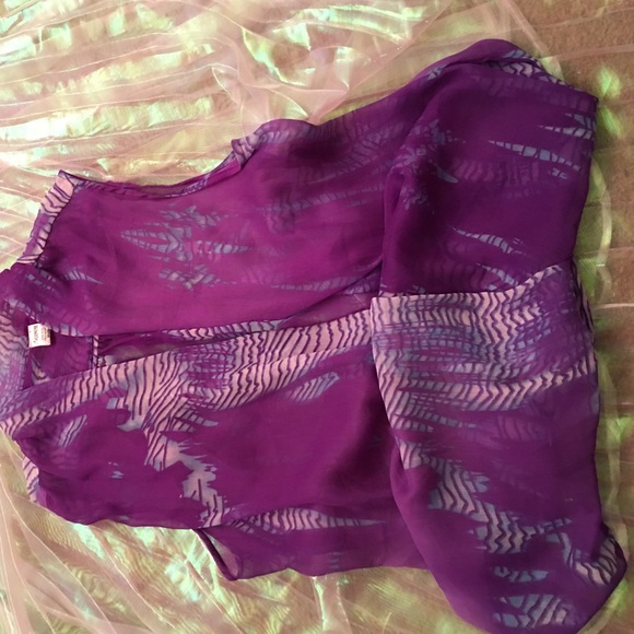 Purple top or cover up
