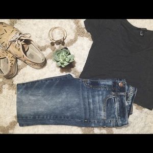 Denim skinny jeans