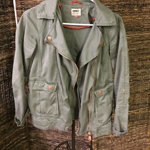 Green/bronze jean jacket