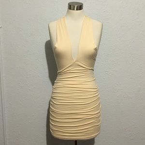 American Apparel: Cream Multi-Convertible Bodycon