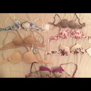 Calvin Klein Bras 34B -set of 7