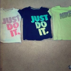 Girls Nike shirts