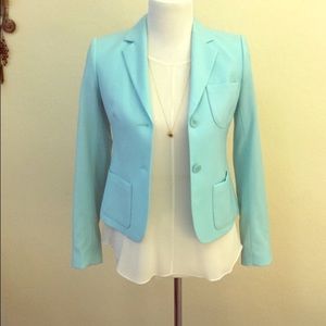 Theory 00 light blue blazer jacket