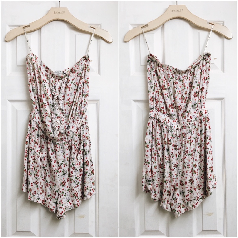 🚫SOLD🚫 Sleeveless Floral Romper