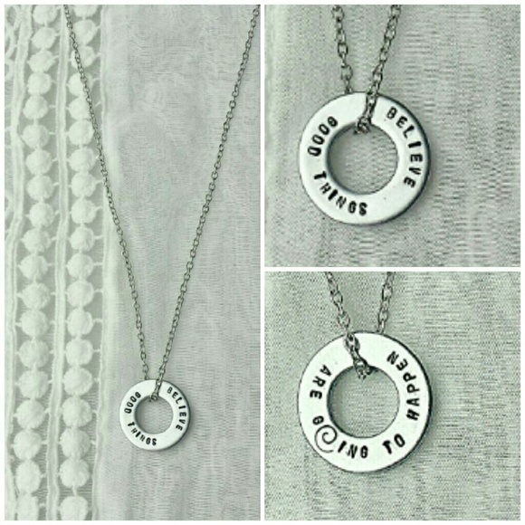 Double sided pendant necklace