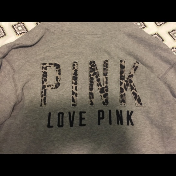 VS PINK 1/4 zip sweatshirt