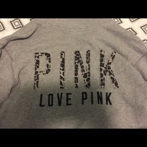 VS PINK 1/4 zip sweatshirt