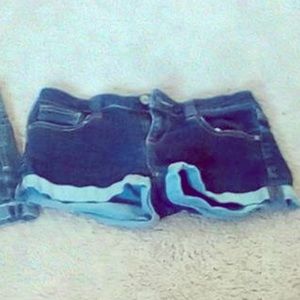 Juniors jean shorts