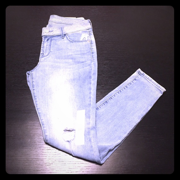 Mid rise rockstar super skinny jean