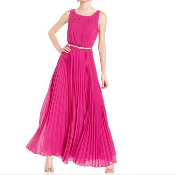 👗Pink Pleated Prom Dress👗