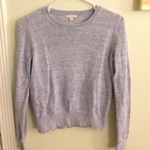 Speckled light purple sweater