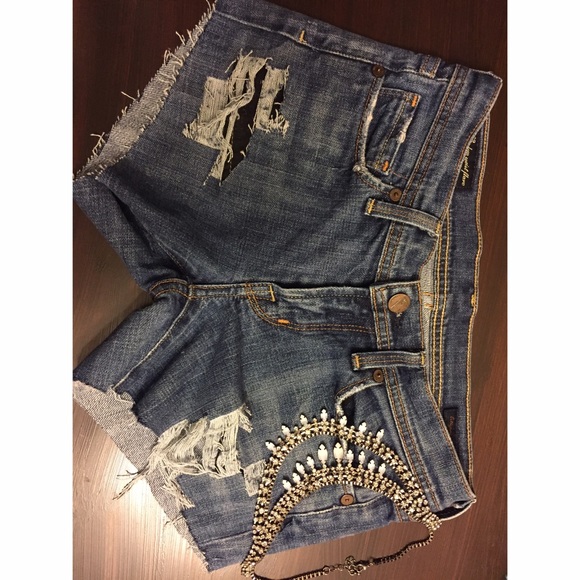Citizens of humanity distressed cut off shorts
