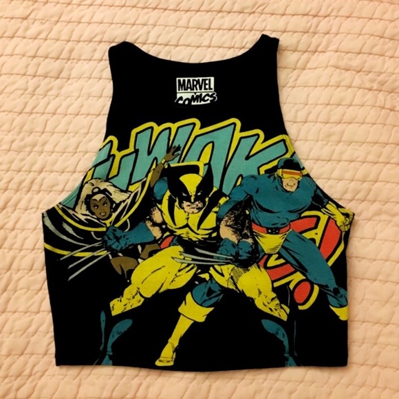 Forever 21 Crop Top Marvel Tank