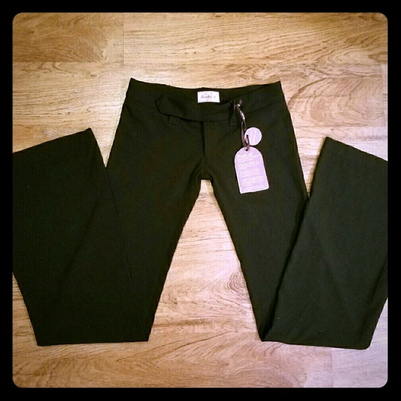 NWT Frankie B Black Wide Leg Pants XS 33 In Inseam