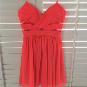 Coral dress