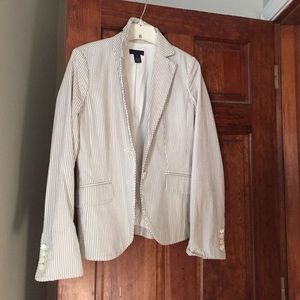 Jcrew seersucker blazer
