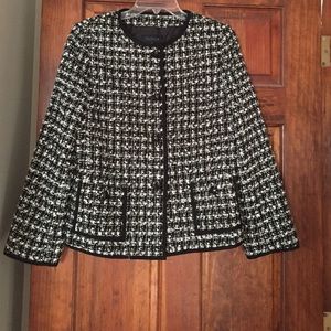 Talbots tweed blazer