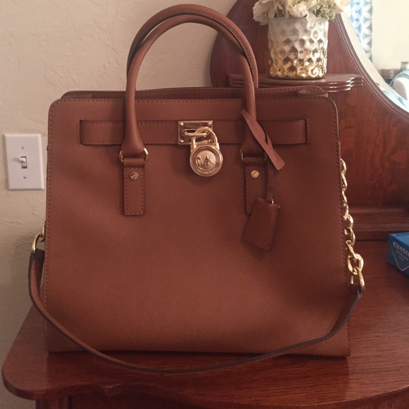 Michael Kors Large Saffiano Leather Hamilton