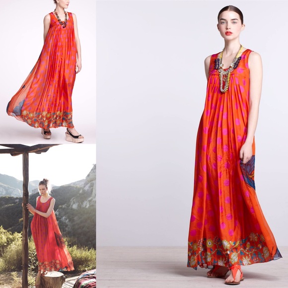 Anthropologie Anupamaa Santee Maxi Dress Size M