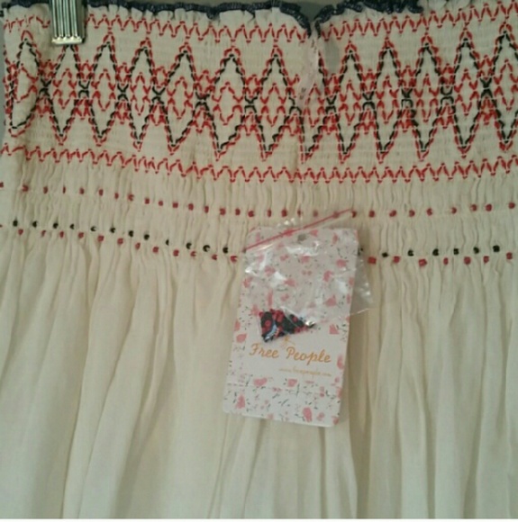 Nwt FP Boho Smocked Mini Skirt - Picture 2 of 5