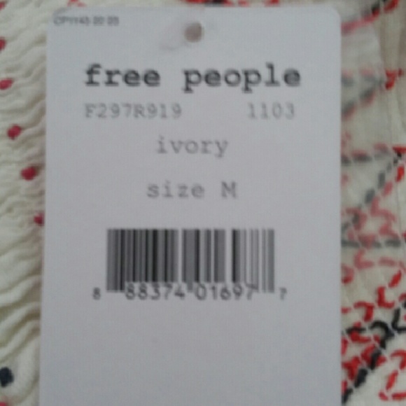 Nwt FP Boho Smocked Mini Skirt - Picture 3 of 5