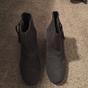 Toms grey ankle boots