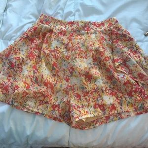 Bcbg generation flow floral shorts